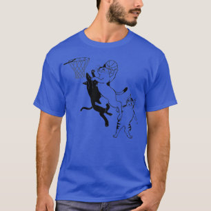 Cats Playing Basketball  T-Shirt
