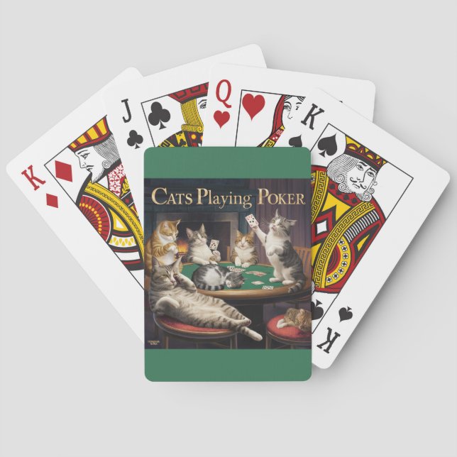 Cats Playing Cards (Back)
