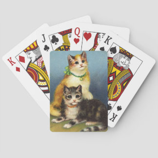 Cats Playing Cards