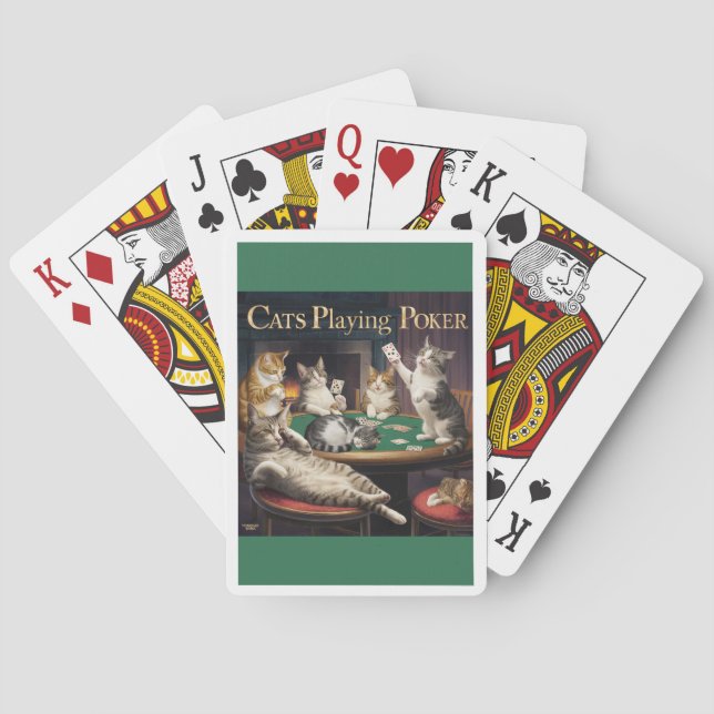 Cats Playing Cards (Back)