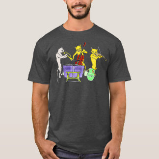 Cats playing instruments T-Shirt