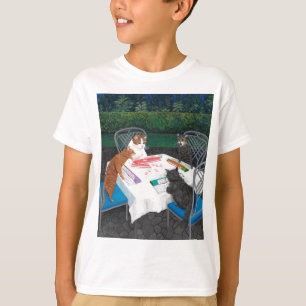 Cats Playing Mahjong T-Shirt