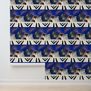 Cats Playing Piano Wallpaper