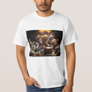 Cats playing poker   T-Shirt