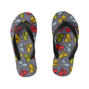 Cats plus bananas kid's thongs