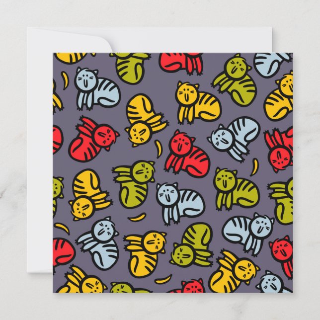 Cats plus bananas thank you card (Front)