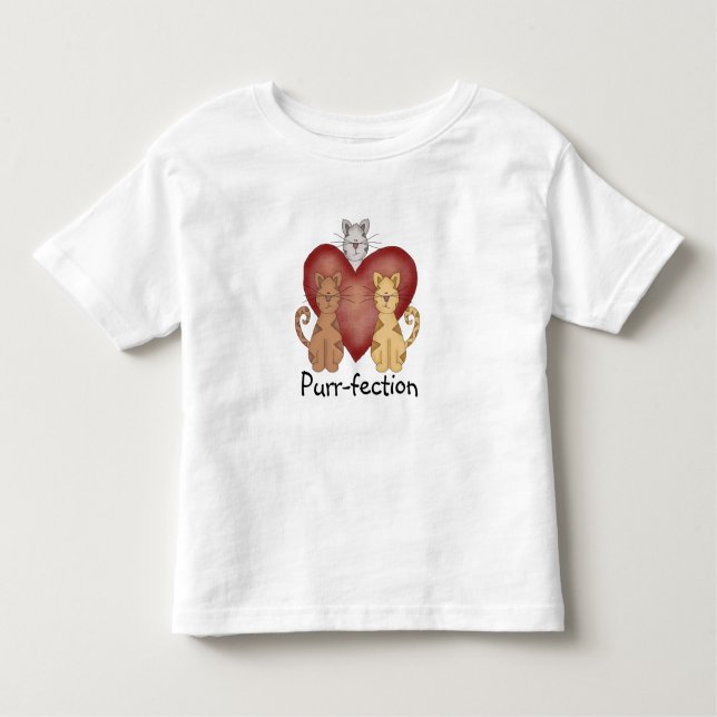 Cats Purr-fection Toddler T-Shirt (Front)