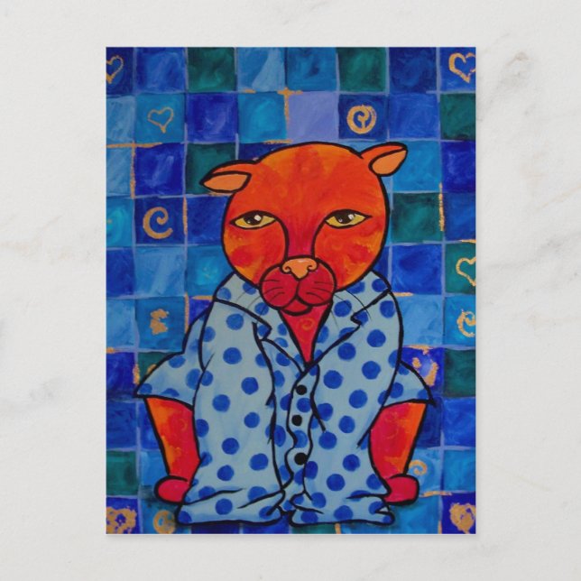 Cats Pyjamas Postcard (Front)