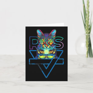Cats Rainbow Kitten Surprise Cute Cat Card