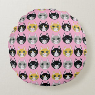 Cats Round Cushion