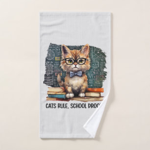Cats Rule, School Drools Bath Towel Set