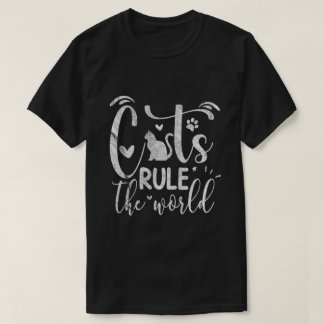 Cats rule the world T-Shirt