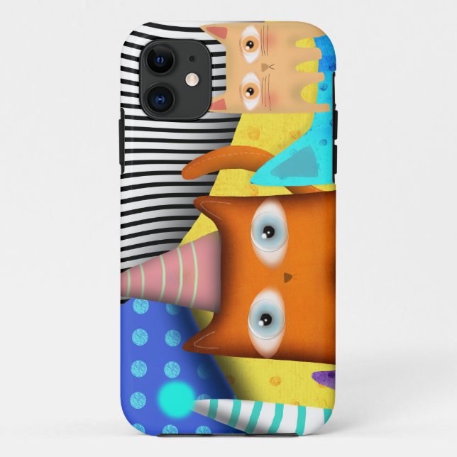 Cats Rupydetequila Art Case-Mate iPhone Case (Back)