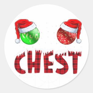 Cats Santa Hat Christmas Funny Xmas Tree Women Men Classic Round Sticker