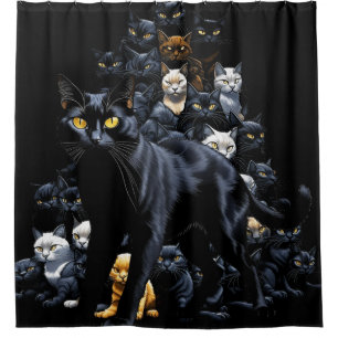 Cats Shower Curtain