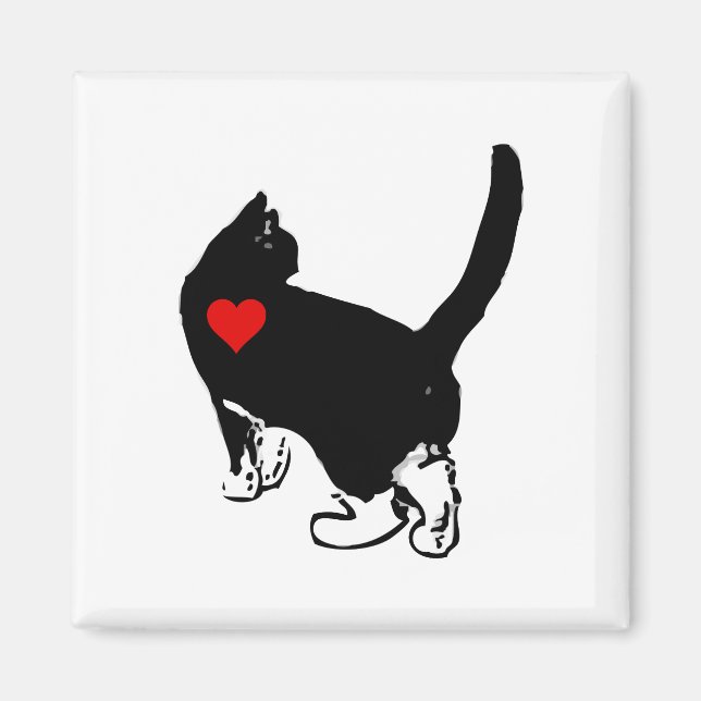 Cats Showing Love Magnet (Front)