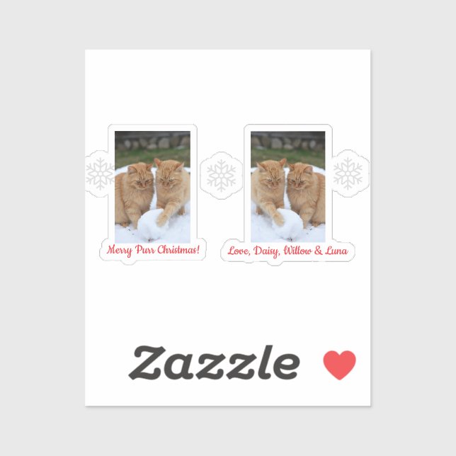 Cats Snowball, Image Names Text, Customize,  (Sheet)
