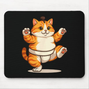 Cats Sumo-Wrestling Martial Art Wrestler-Sumo Mouse Pad