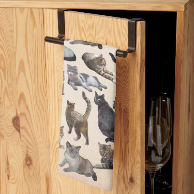 Cats 😸 tea towel (Thirds Fold)
