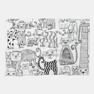 Cats Tea Towel