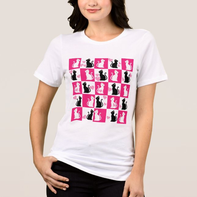 cats Tri-Blend shirt (Front)