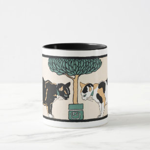 Cats Under a Tree Coffee Mug