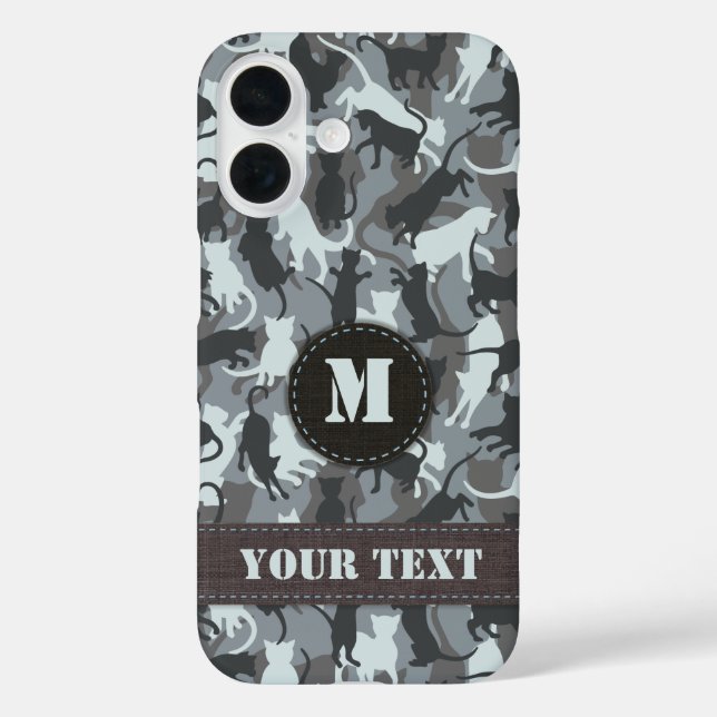 Cats Urban Camouflage Case-Mate iPhone Case (Back)