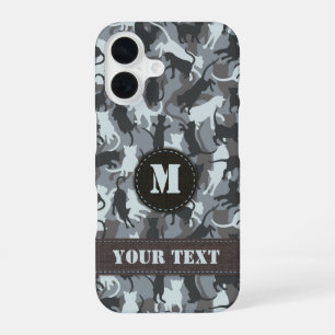 Cats Urban Camouflage iPhone 16 Case