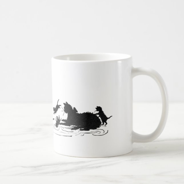 Cats with Kittens Mug. Coffee Mug (Right)