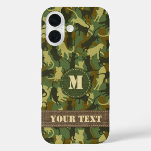 Cats Woodland Camouflage iPhone 16 Case