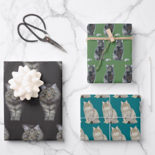 Cats Wrapping Paper Sheets