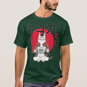 Cats Yakuza Cats Samurais Cats tattoo Style Japan T-Shirt