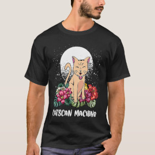 Catscan Machine Cat   Kitten Humour Medical Staff  T-Shirt