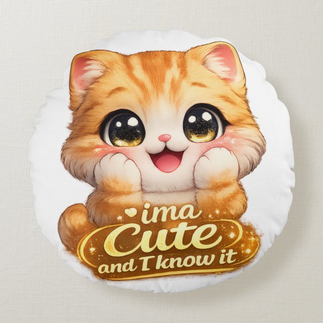 Catsera 2.0 round cushion (Front)