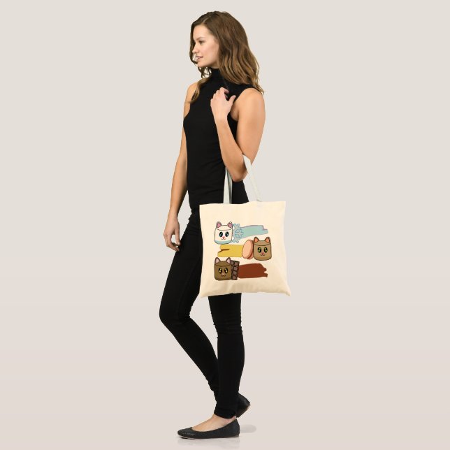 catshmallow tote bag (Front (Model))