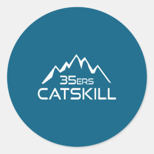 Catskill 35er Mountain _1 Classic Round Sticker