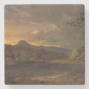 Catskill Creek (Vintage Landscape, New York State) Stone Coaster