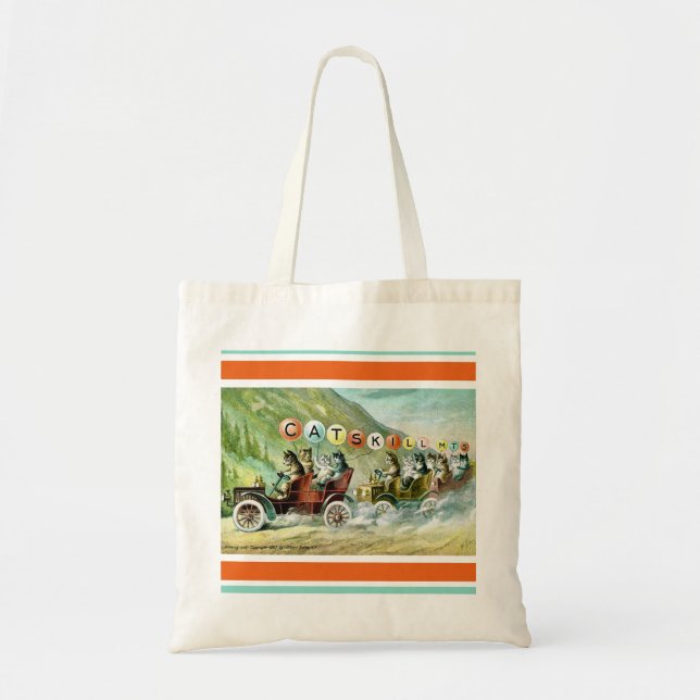 Catskill Mountain Cats Tote Bag (Front)