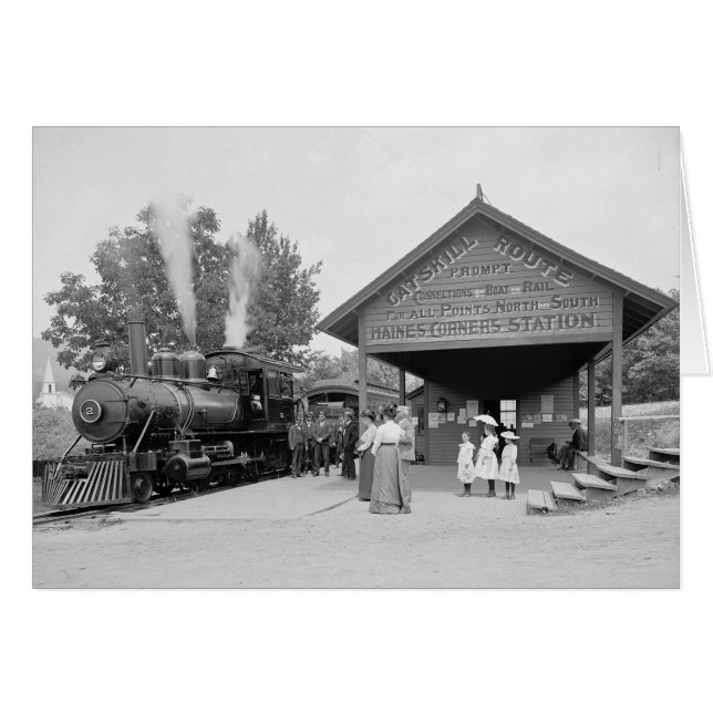 Catskill Mountains Railroad Station, 1902 (Front Horizontal)