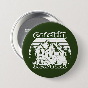 Catskill New York 7.5 Cm Round Badge