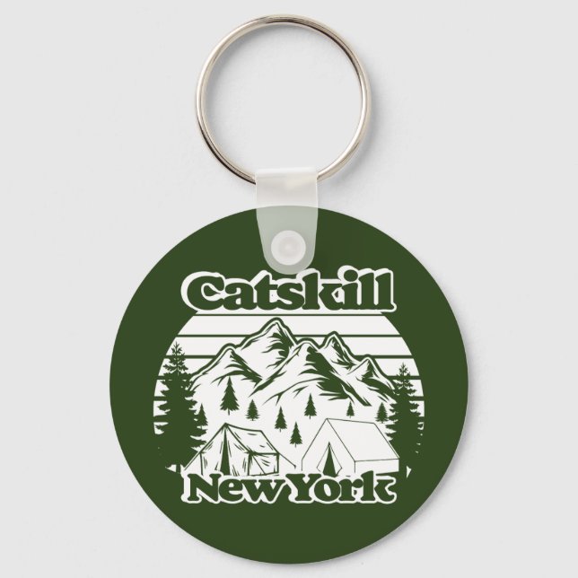 Catskill New York Key Ring (Front)