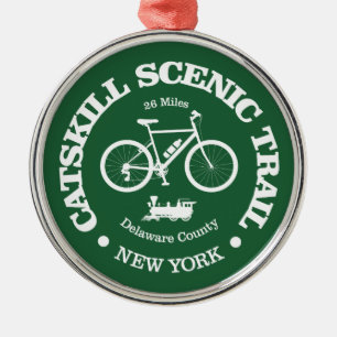 Catskill Scenic Trail (cycling) Metal Ornament