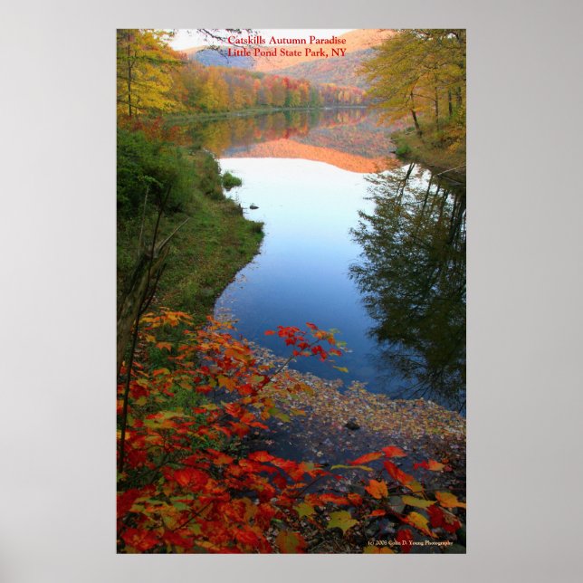 Catskills Autumn Paradise Poster (Front)