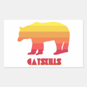Catskills Bear Rectangular Sticker