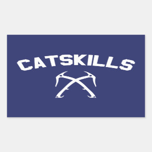 Catskills Ice Climbing Rectangular Sticker