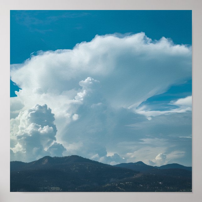 CATSKILLS MOUNTAIN SKYLINE digital poster (Front)