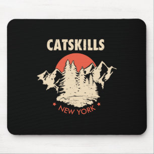 Catskills New York Ny Hiking Mountains T Shirt Mouse Pad