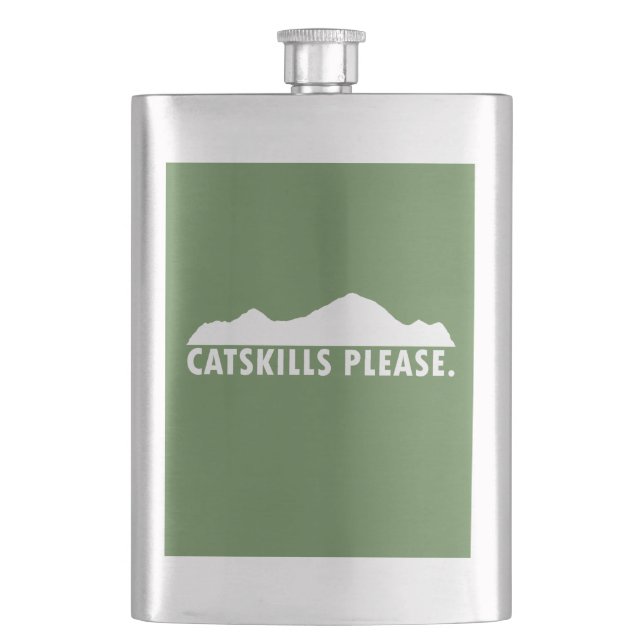 Catskills Please Hip Flask (Front)
