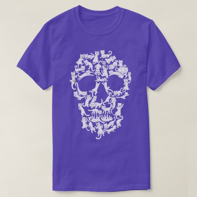 Catskull Black T-Shirt (Design Front)