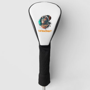 Catsmonaut Astronaut Cat Or Space Cat Golf Head Cover